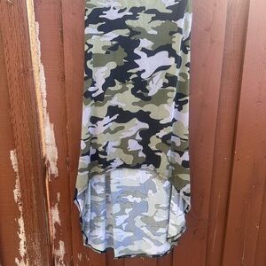 Eye Candy Camouflage High-Low Skirt
